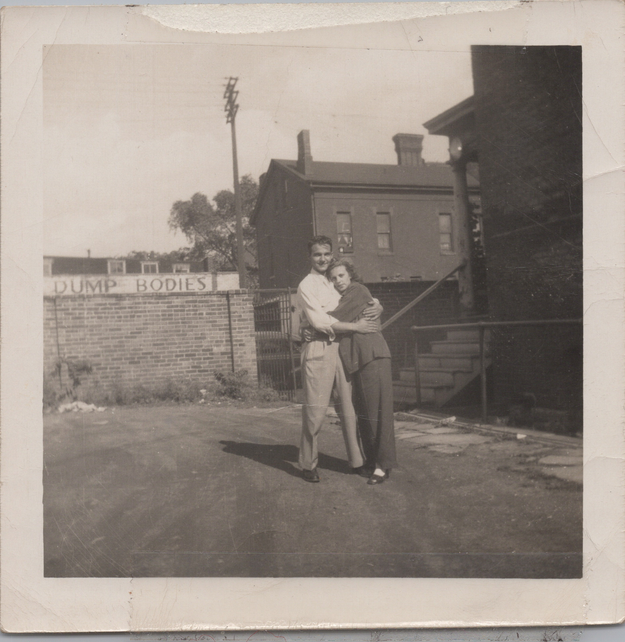 Grandpa and Grandma, I never saw them this close