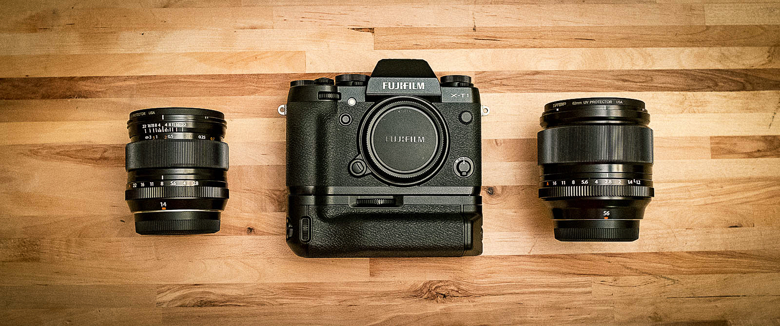 Fujifilm X-T1 and lenses