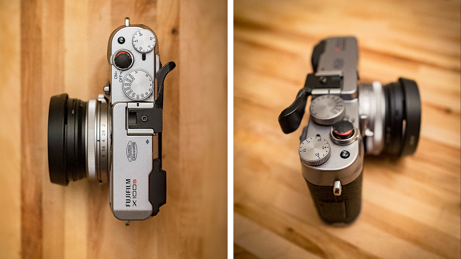 Fujifilm x100s controls