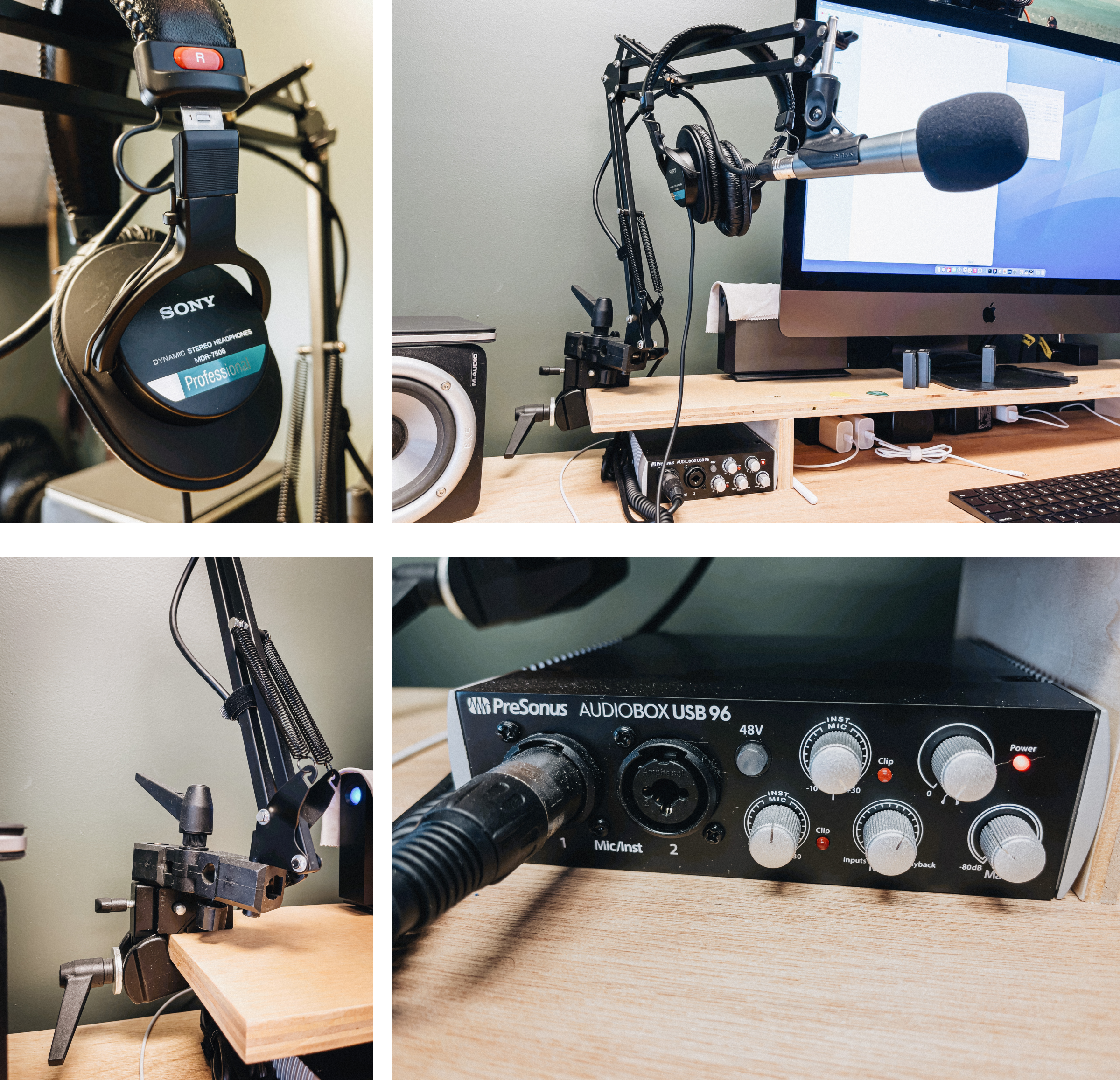 Mic and audio setup