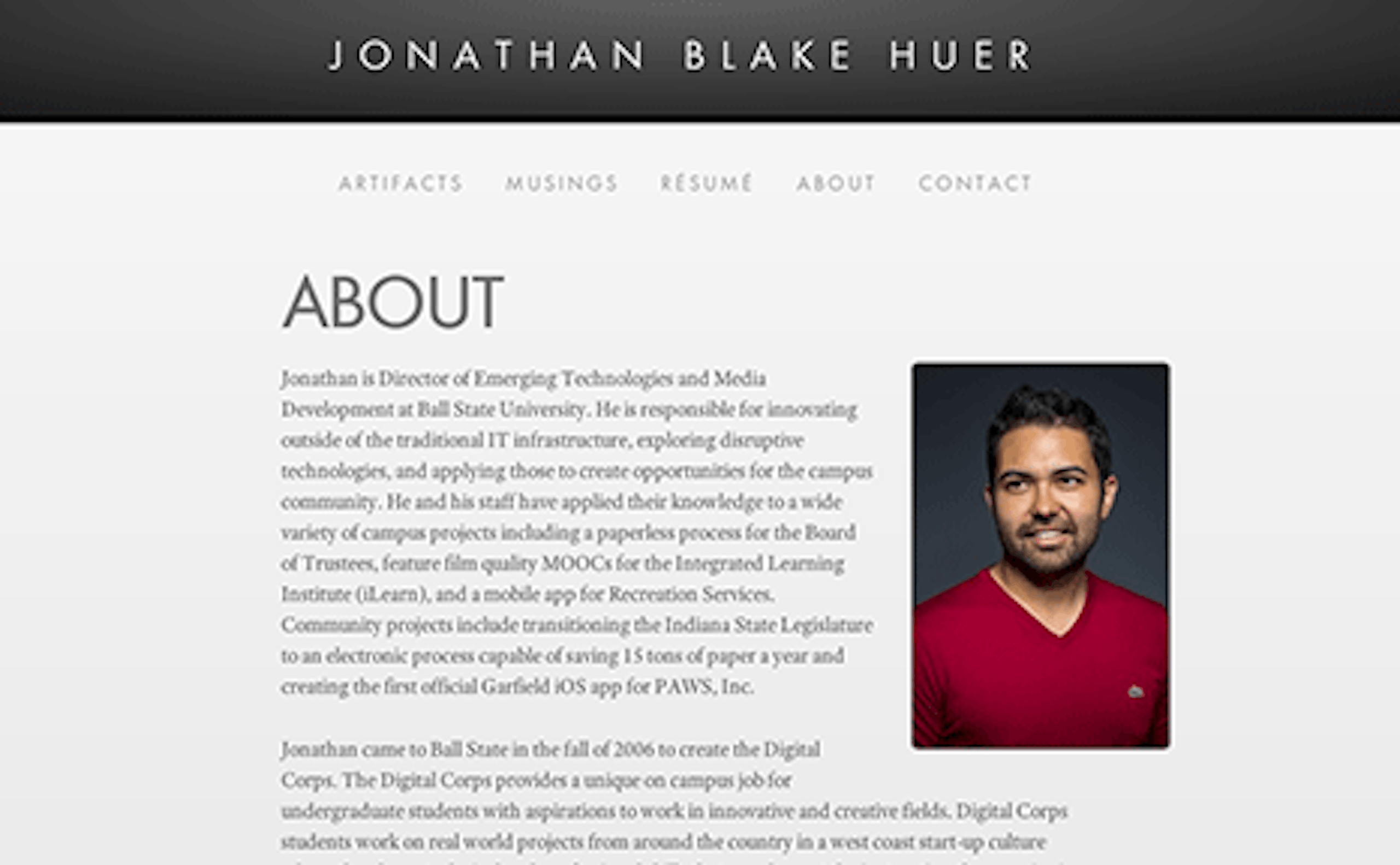 Jonathan Huer - Jonathan Huer CV