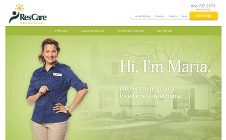 Rescare Website thumbnail