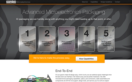 Samtec Micro Site thumbnail